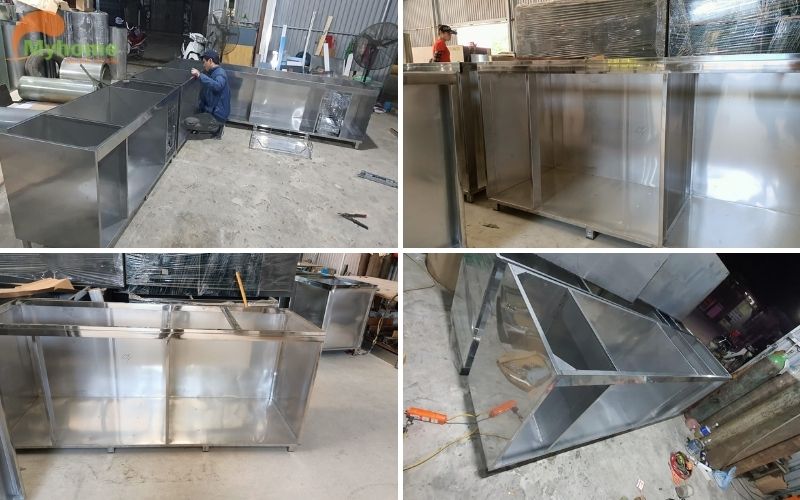 khung thùng tủ inox 304