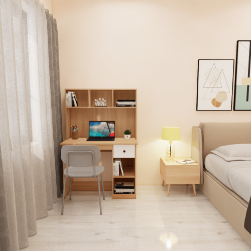 Mẫu Bàn học sinh đơn 2