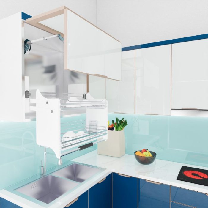 tủ bếp inox cánh kính chữ L mã IKL1533TL (5)