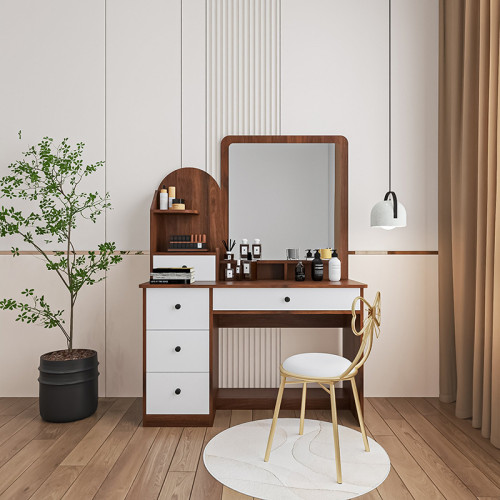 bàn trang điểm 120cm màu óc chó mẫu 1 (5)