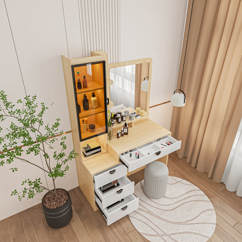 bàn trang điểm 120cm màu sồi mẫu 2 (5)