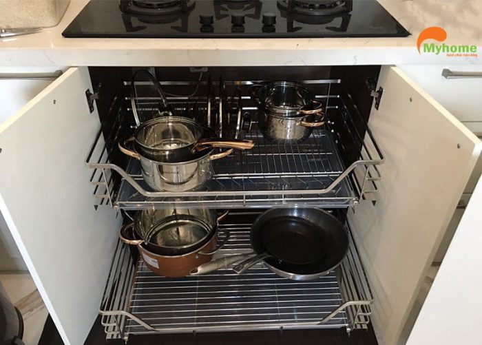 Giá xoong nồi inox 304 mẫu 1 - Ảnh 2