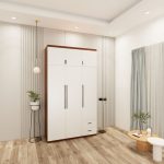 tủ 3 buồng màu óc chó cánh trắng mẫu 2 (2)