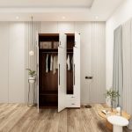 tủ 3 buồng màu óc chó cánh trắng mẫu 2 (3)