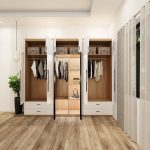 tủ 6 buồng màu sồi có cánh kính và cánh trắng mẫu 2 (3)