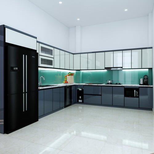 tủ bếp inox cánh kính IKL386358TL (1)