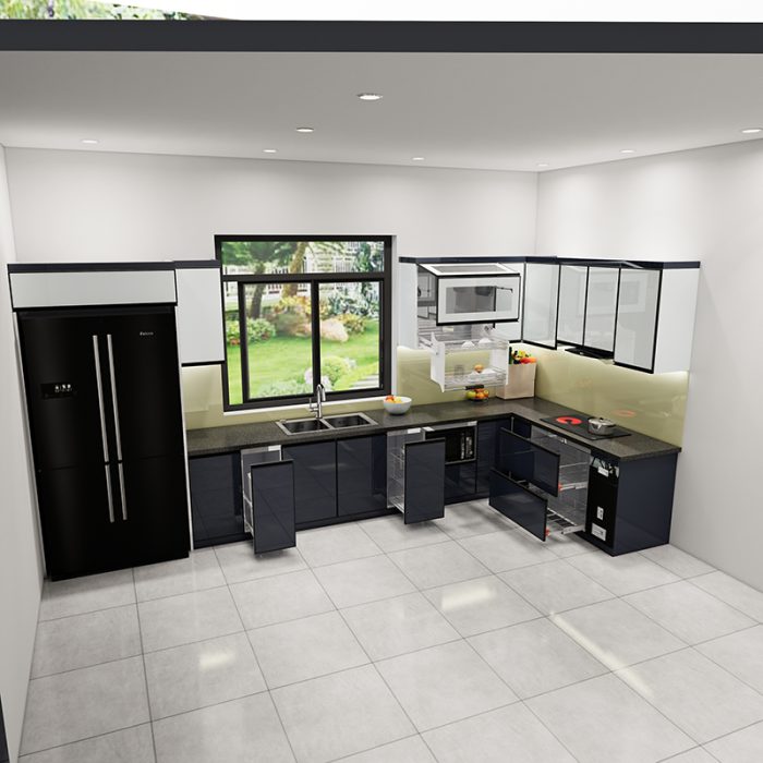 tủ bếp inox cánh kính mã IKL4520TL (3)