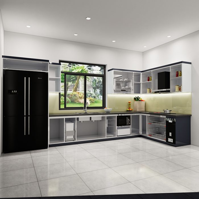 tủ bếp inox cánh kính mã IKL4520TL (4)