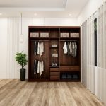 tủ quần áo 5 buồng màu óc chó mẫu 1 (4)