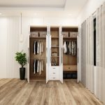 tủ quần áo 5 buồng màu sồi cánh trắng mẫu 1 (3)