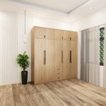 tủ quần áo 5 buồng màu sồi mẫu 1 (1)
