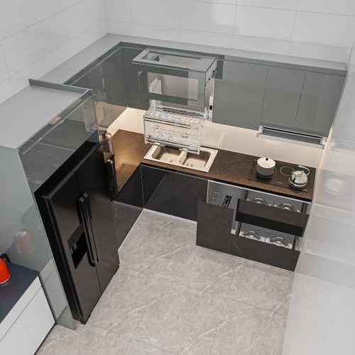 Áp dụng quy tắc Tam Giác Vàng trong thiết kế bếp