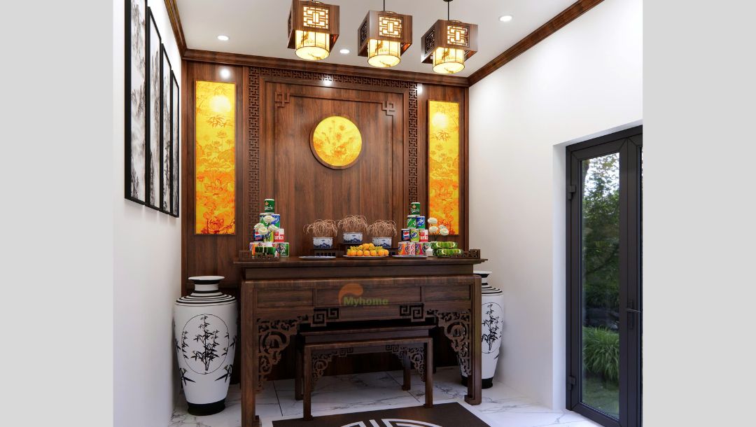 Mỗi một thiết kế phòng thờ thể hiện mong muốn và phong cách cá nhân của gia chủ