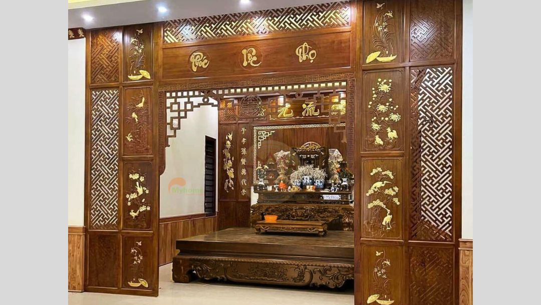 Việc thiết kế nội thất phòng thờ rất quan trọng. Cũng giống như thiết kế phòng khách, phòng ngủ, phòng bếp. Việc thiết kế phòng thờ mang ý nghĩa về công năng, phẩm mỹ, phong thủy