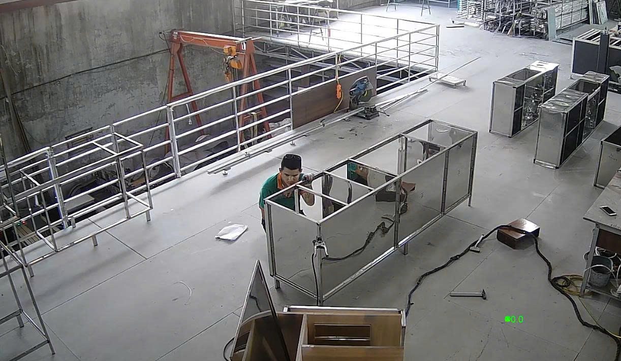 Gia công thùng tủ bếp inox tại xưởng Myhome