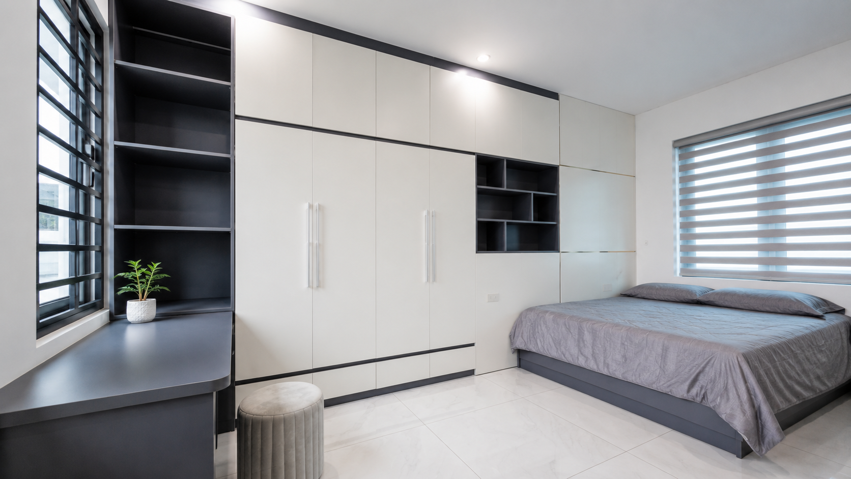 Công trình thực tế nội thất phòng ngủ hiện đại do Myhome thi công