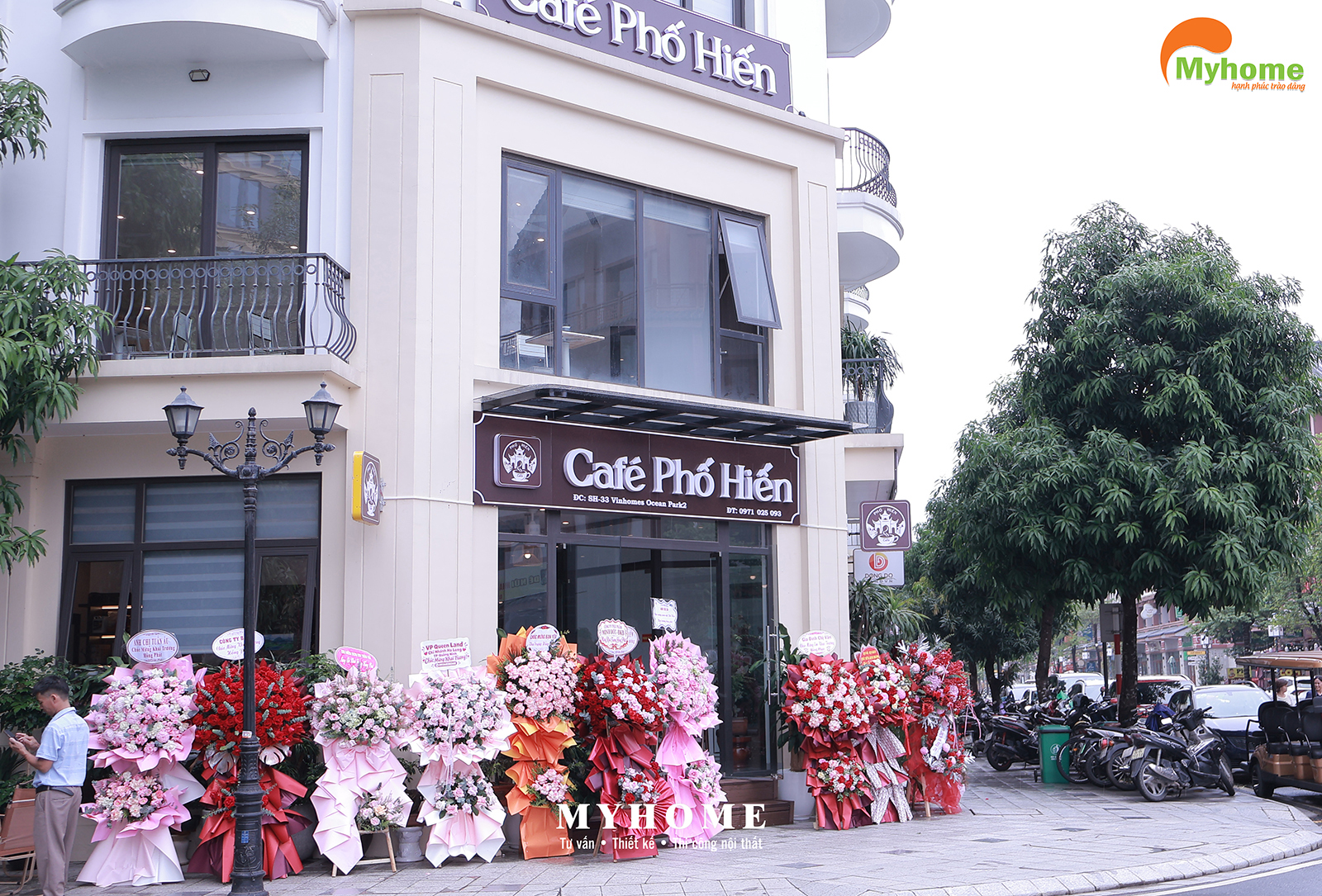 Mặt tiền Café Phố Hiến tại Vinhomes Ocean Park 2